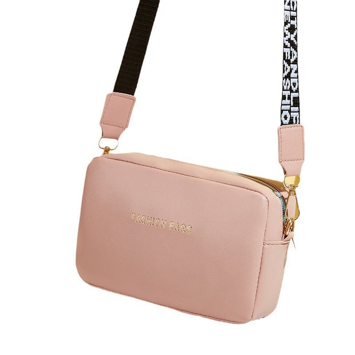 Wholesale Zipper Letter Soft Side Cross Shoulder Bag JDC-SD-HY001