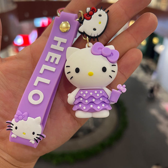 Wholesale Creative Silicone Doll PVC Keychain (F) JDC-KC-XingS010