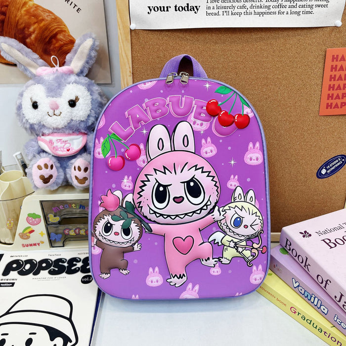 Wholesale Bag Cloth Backpack for Boys and Girls Kindergarten School Bag Baby Cartoon Hard Shell Bag