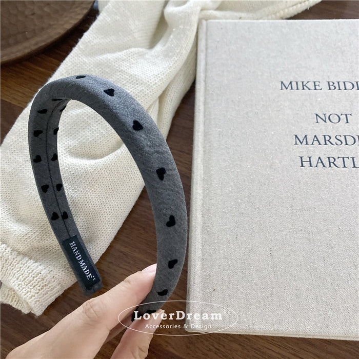 Wholesale Wave Point Love Bow Hair Hoop Fashion Headband Versatile Headwear Hair Accessories