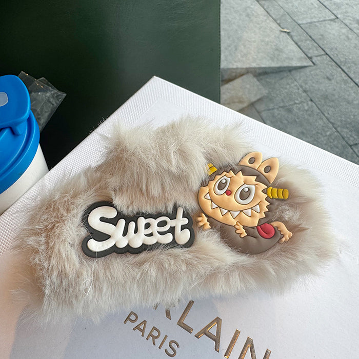 Wholesale Cute Cartoon Plush Bunny Hair Clip