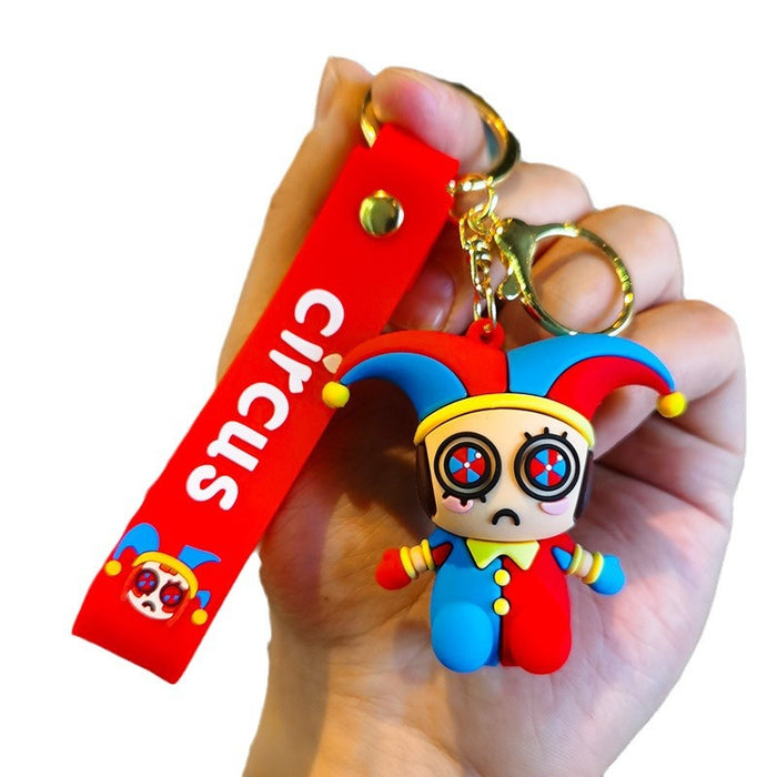 Wholesale Cartoon Silicone Doll Keychain JDC-KC-Tingm289