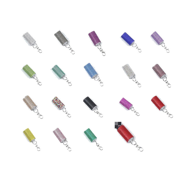 Wholesale Trendy Rhinestone Keychain Large Capacity Portable Key Ring For Women Stylish Car Key Accessory Decorative Gift