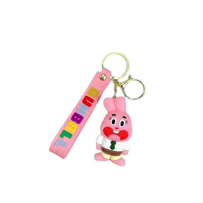 Wholesale Cute cartoon anime keychains in various colors