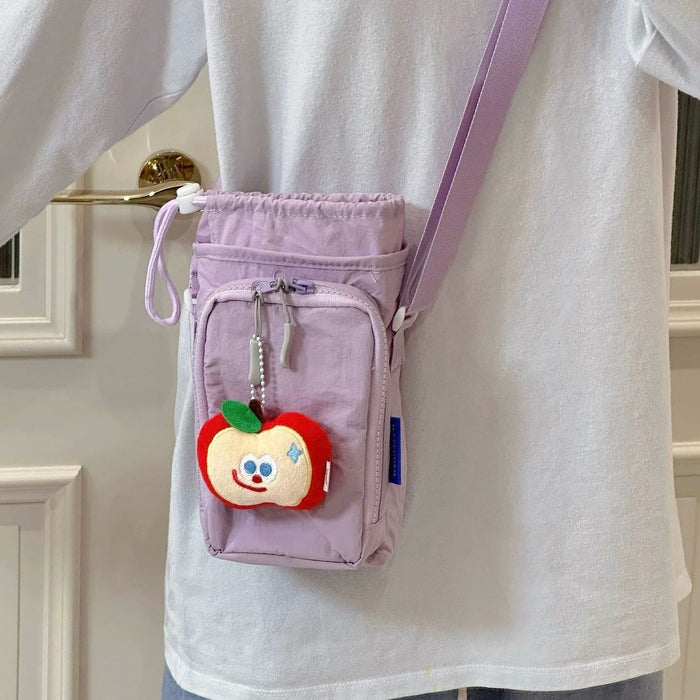 Wholesale Trendy Small Crossbody Phone Bag Polyester Solid Color Zipper Everyday Wear Gift