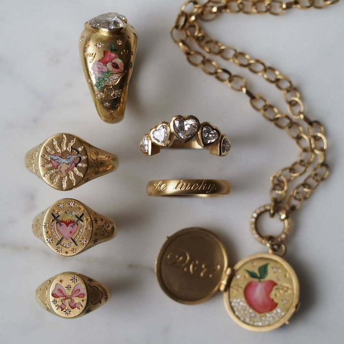 Wholesale Painted pattern pendant stainless steel necklace