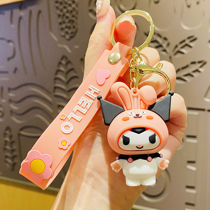 Wholesale Cartoon Silicone Keychains (S) JDC-KC-SCheng044