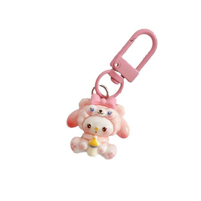 Wholesale  Cartoon Keychain Pendant Cute Student Schoolbag Hanging Accessories Bag