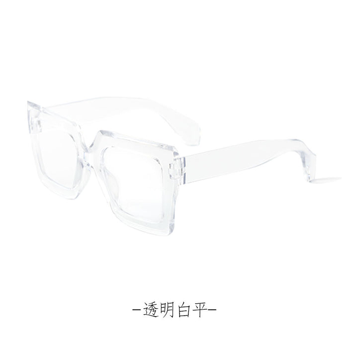 Wholesale Personalized Box Sunglasses Gradient Versatile Street Photography Large Frame Sunglasses