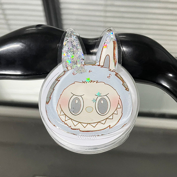 Wholesale Creative Flowing Sand Soft Pack Cartoon Phone Stand