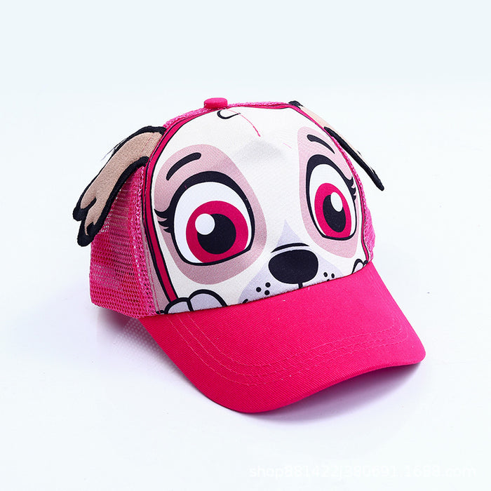 Wholesale Dog Ears Cartoon Sunscreen Breathable Children's Cotton Baseball Cap JDC-FH-XinKuan001