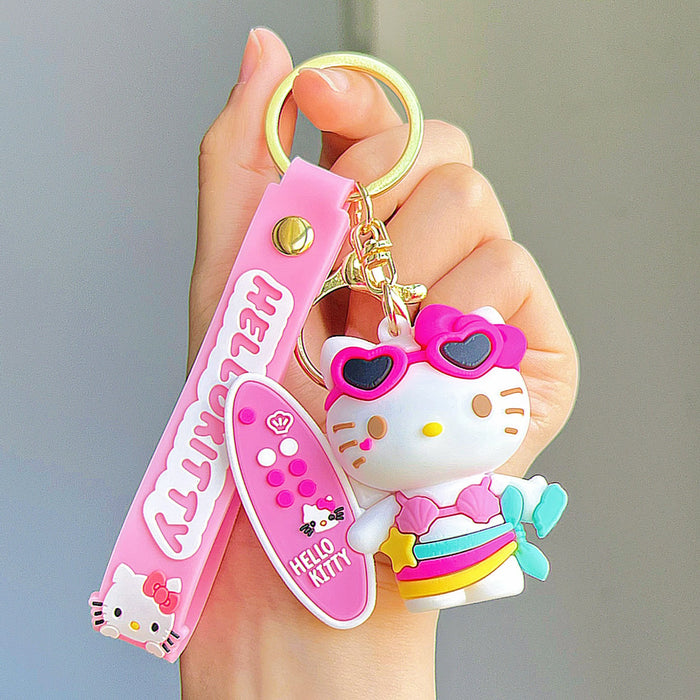Wholesale Cute cartoon cat keychain