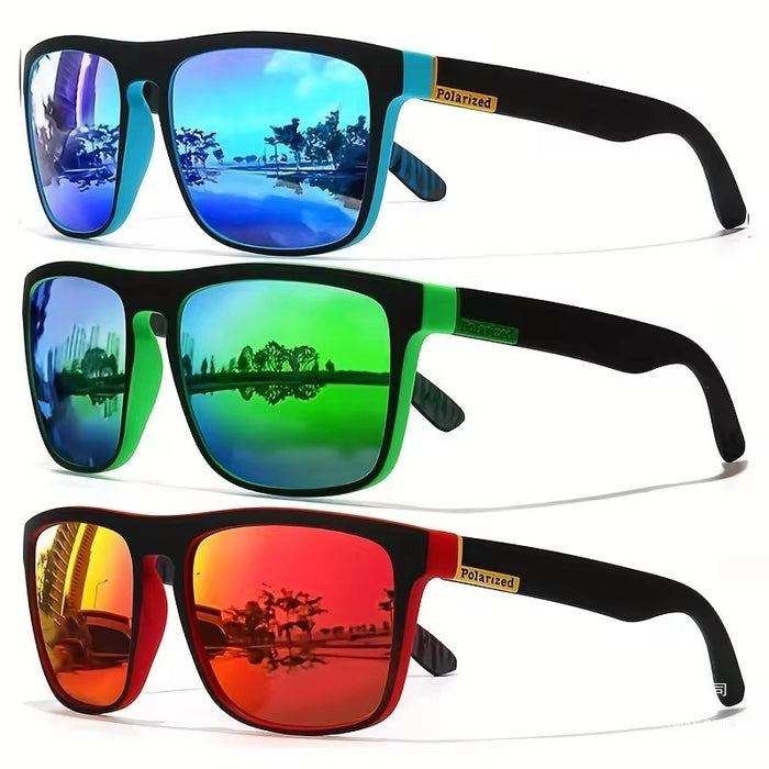 Wholesale outdoor polarized sunglasses men's daily leisure sports driving box riding sunglasses