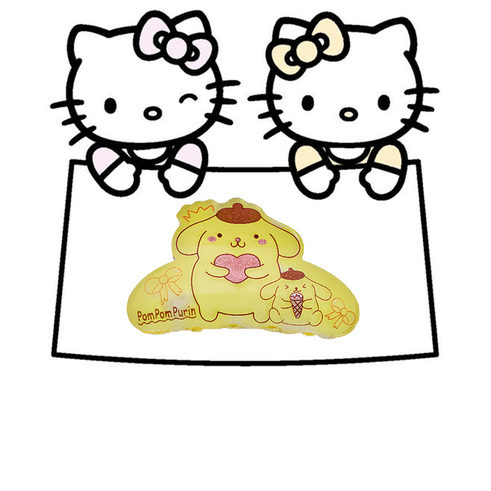 Wholesale Cute Sanlio Acrylic Grab Clip  Hair Ponytail Clip