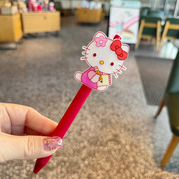 Wholesale Cute Cat Sweet Acrylic Gel Pen Korean Style Cute pen