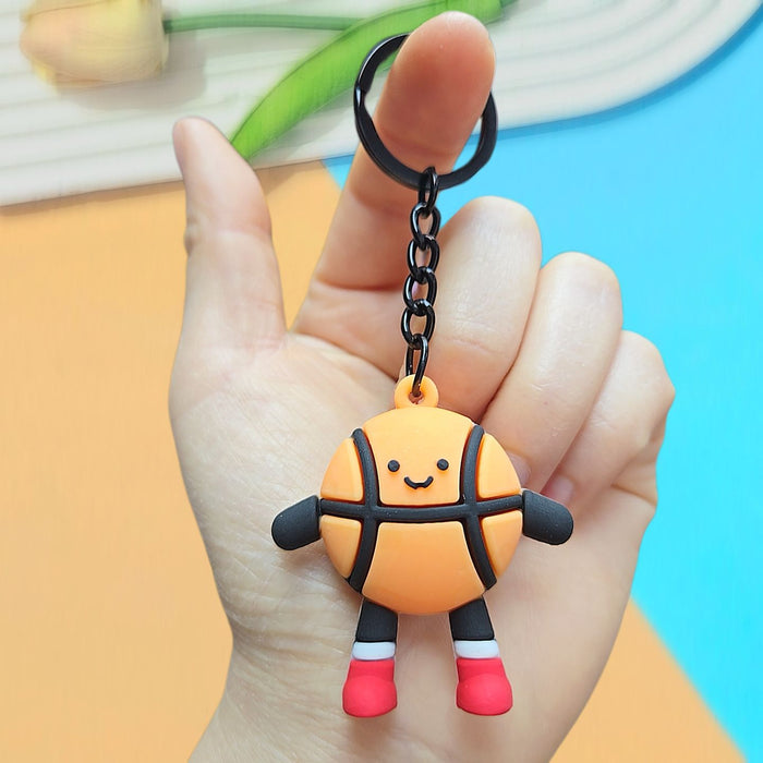 Wholesale Sports Ball Doll Keychain