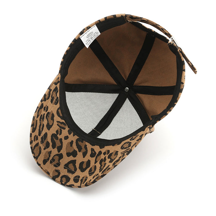 Wholesale Hat leopard eaves baseball cap  outdoor street popular sports pendant cap