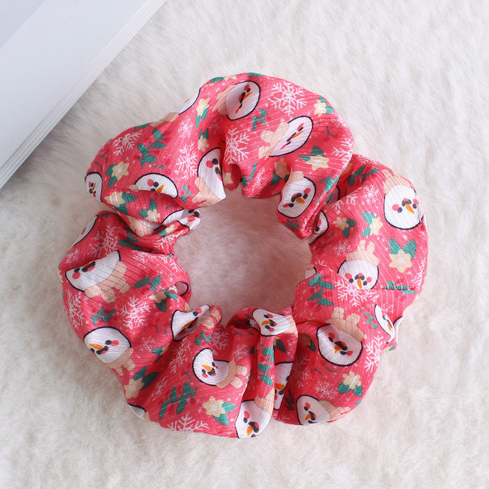 Wholesale Christmas Plush Hair Scrunchies JDC-HS-Heqin003