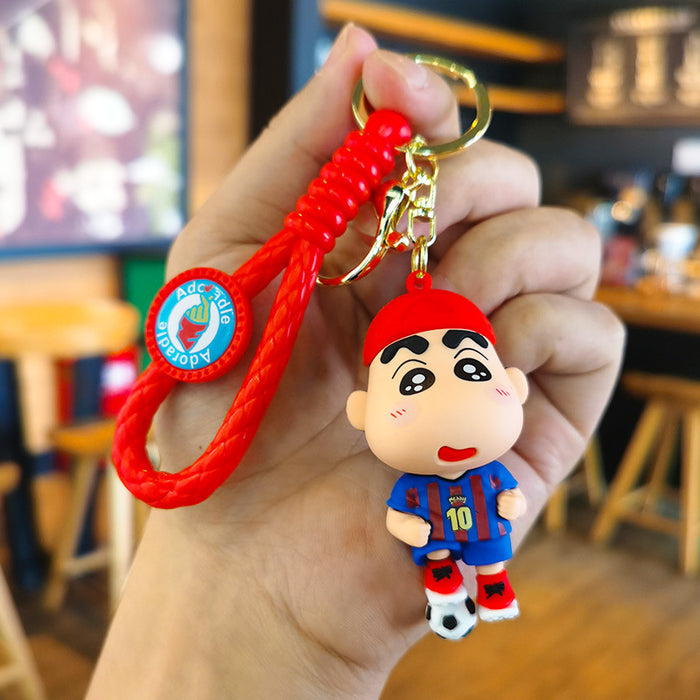 Wholesale Cartoon Doll Rubber Keychain JDC-KC-Tingm024