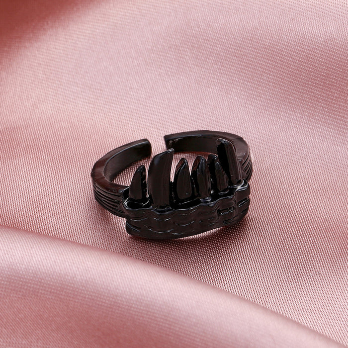 Wholesale Fangs Ring Alloy Open Animal Ring Internet Celebrity Trendy