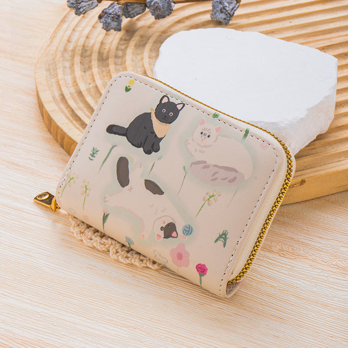 Wholesale  cartoon printing organ card holder coin purse  card holder