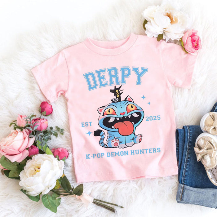 Wholesale Cotton Casual Teen T Shirt K Pop  Fan Gift Striped Round Neck Short Sleeve