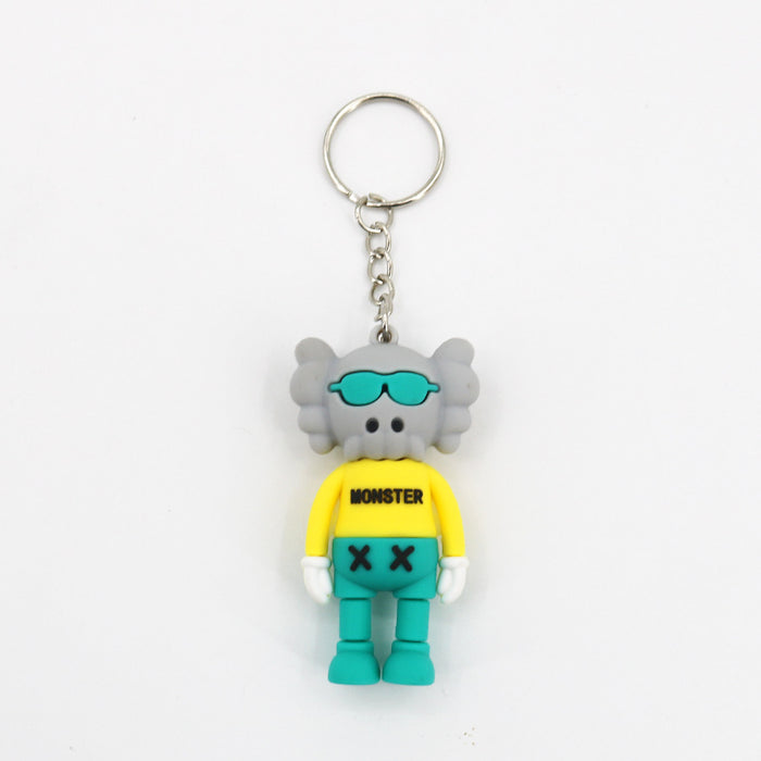 Wholesale Simple Cute Doll Bear Pendant Keychains