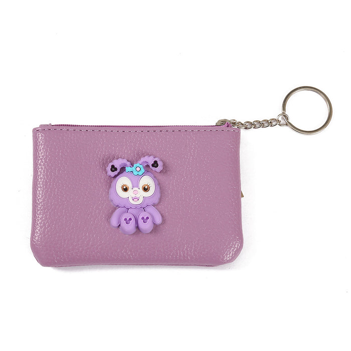 Wholesale Cartoon Cute PU Zipper Coin Purse Keychain JDC-KC-YiK008