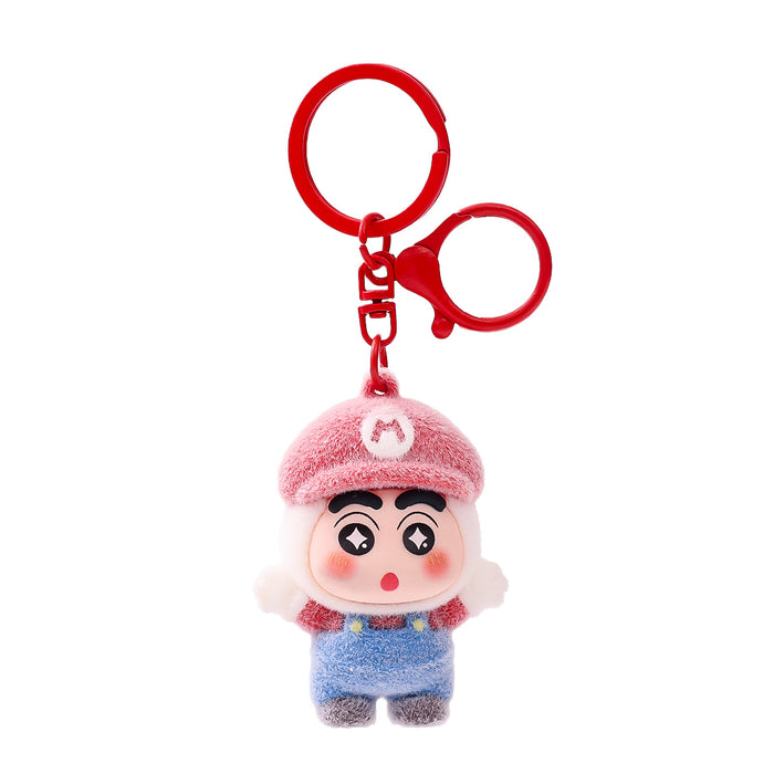 Wholesale Flocking Cartoon Keychain Cute Design Bag Charm Christmas Accessory MOQ≥3
