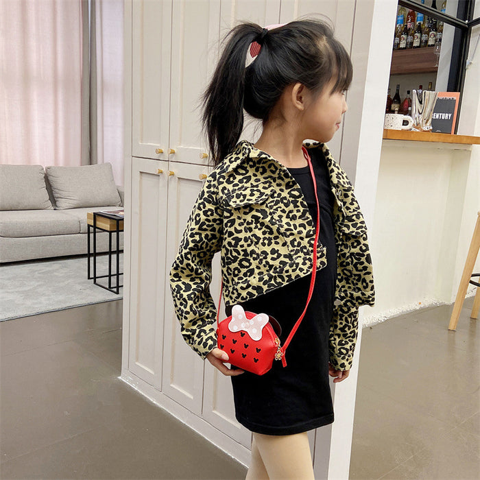 Wholesale New fashionable children's bag, crossbody shoulder bag, cute cartoon bag, mini bag