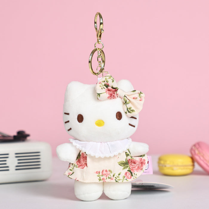 Wholesale Cute cat cartoon keychain pendant  doll schoolbag ornaments
