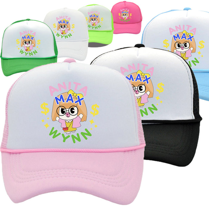 Wholesale Mesh Polyester Cartoon Sponge Net Cap Baseball Cap JDC-FH-PNi020