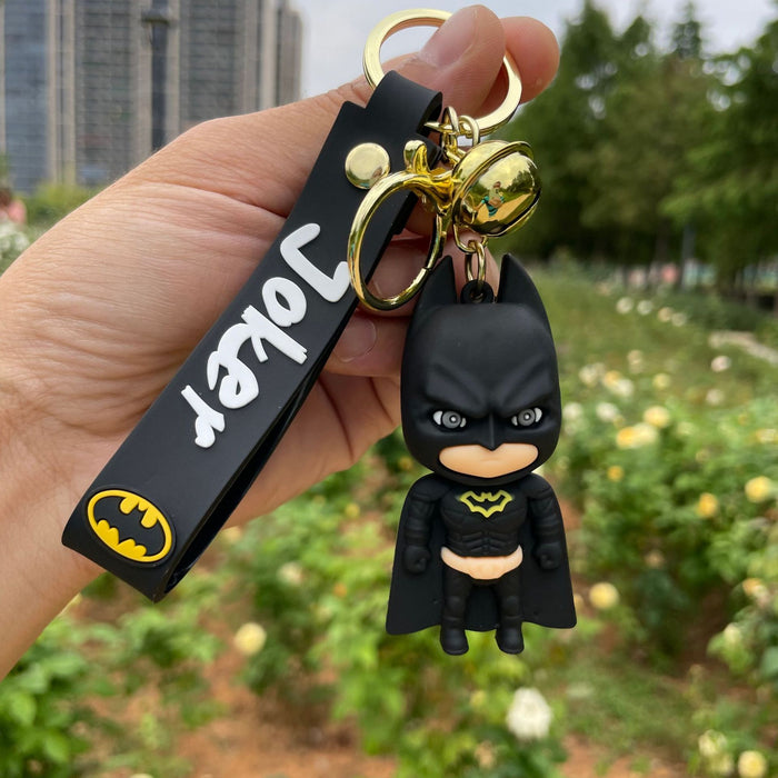 Wholesale Cartoon soft rubber keychain pendant, personalized doll, couple's backpack, car accessories wholesale