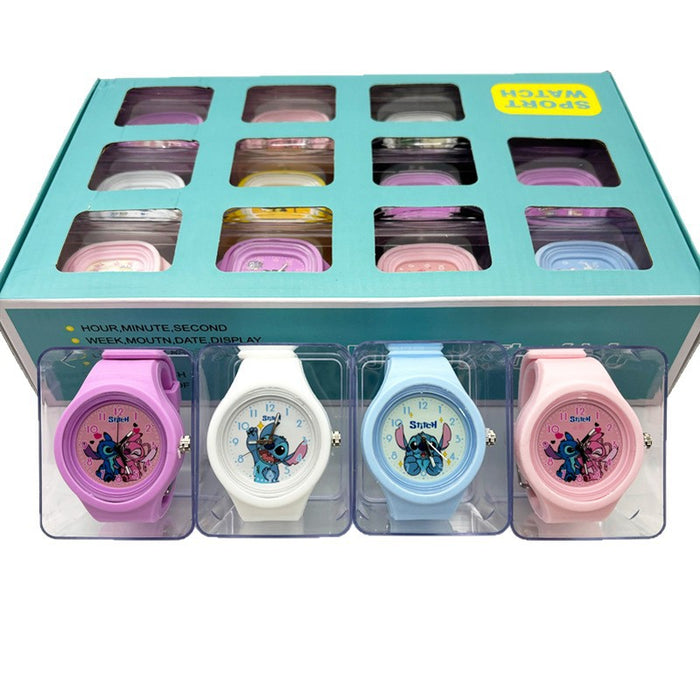 Wholesale  Cute High-Quality Skin-Feel Jelly Silicone Student Watch