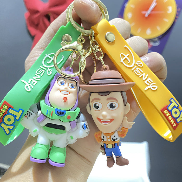 Wholesale PVC Cartoon Doll Keychain JDC-KC-WuYi233