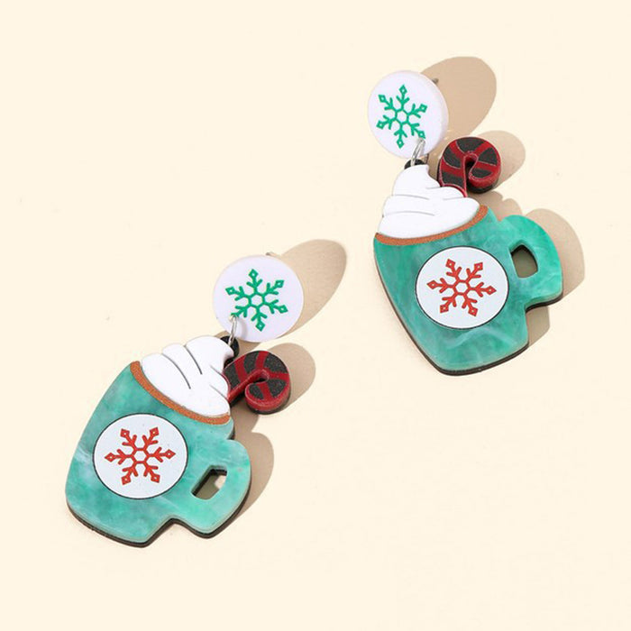 Wholesale  little devil skull heart dark earrings