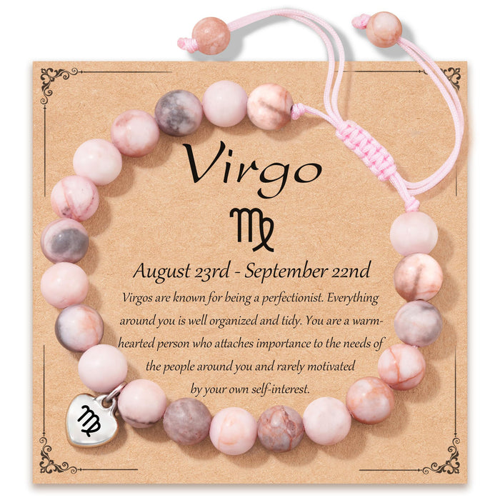 Wholesale Hand woven adjustable heart-shaped engraved pendant bracelet