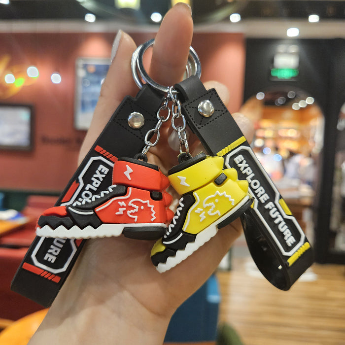 Wholesale PVC Cartoon Shoe Three-dimensional Keychain JDC-KC-KaMeng009