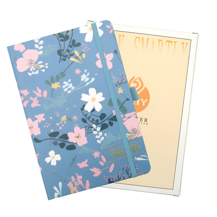 Wholesale Cute A5 Spring Flowers Imitation Leather Notebook with Horizontal Lines