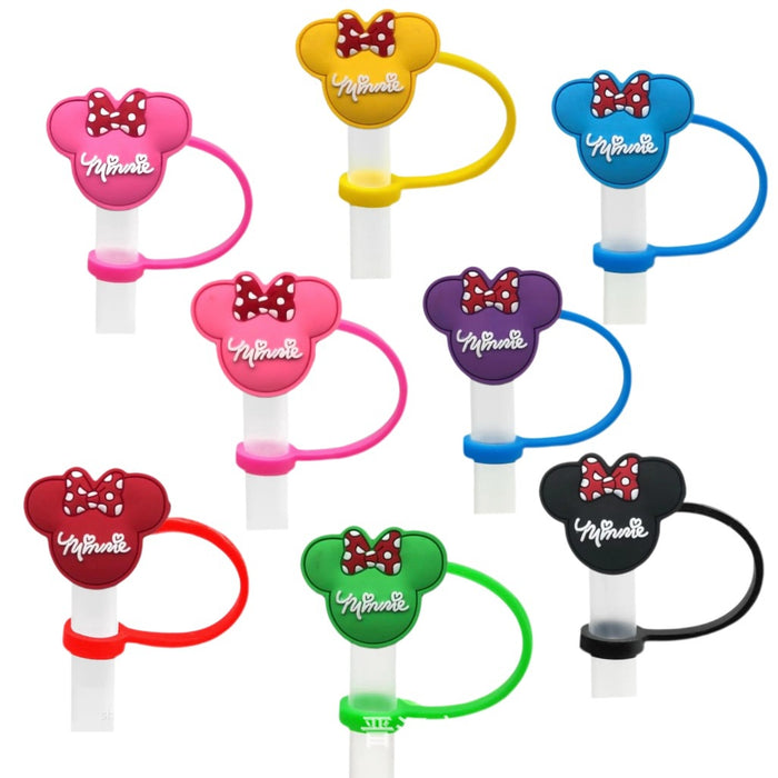 Wholesale Cute cartoon straw cap 8/10mm creative personality water cup straw stopper straw dust cover spot wholesale