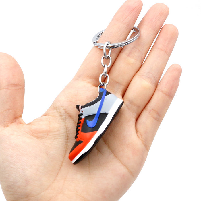 Wholesale PVC Basketball Shoe Model Keychain JDC-KC-QLPing016