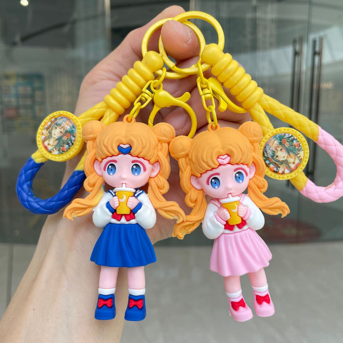 Wholesale Keychain creative backpack pendant car keychain decoration small gift wholesale