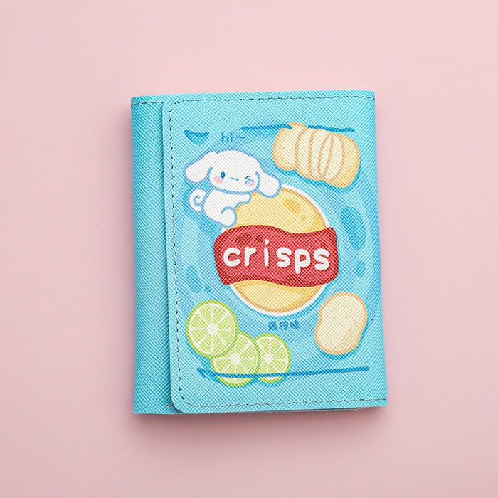 Wholesale Anime Cartoon PU Tri-fold Wallet with Multiple Card Slots Unisex Resale Ready