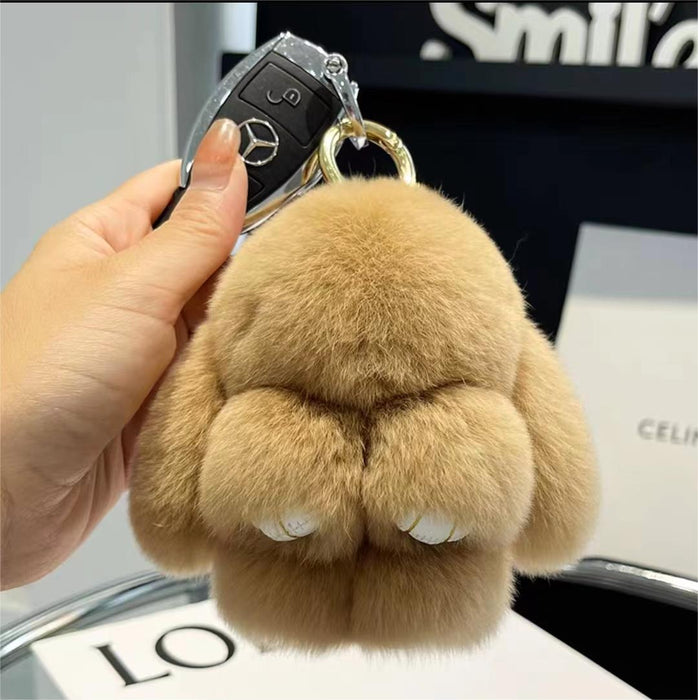 Wholesale  Fur Plush  Key Chain Pendant Plush Doll Bunny Bag Pendant Plush Doll