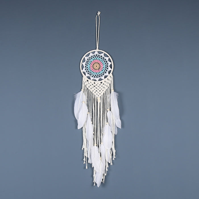 Wholesale Bohemian Dreamcatcher Wall Hanging Beige Cotton Rope Home Decor