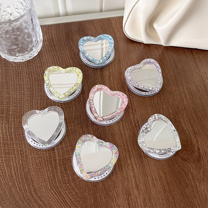 Wholesale Chic Magnetic Phone Stand with Glitter Mirror