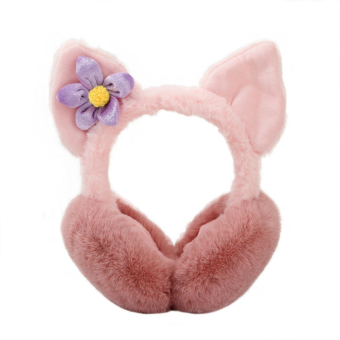 Wholesale Earmuffs Plush Cute Cartoon Ear Warmer Ear Defenders Foldable (M) JDC-EF-ZaoM008