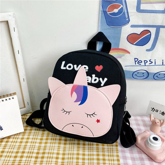 Wholesale Cartoon Soft Cute Canvas Backpack JDC-BP-YuanDuo001