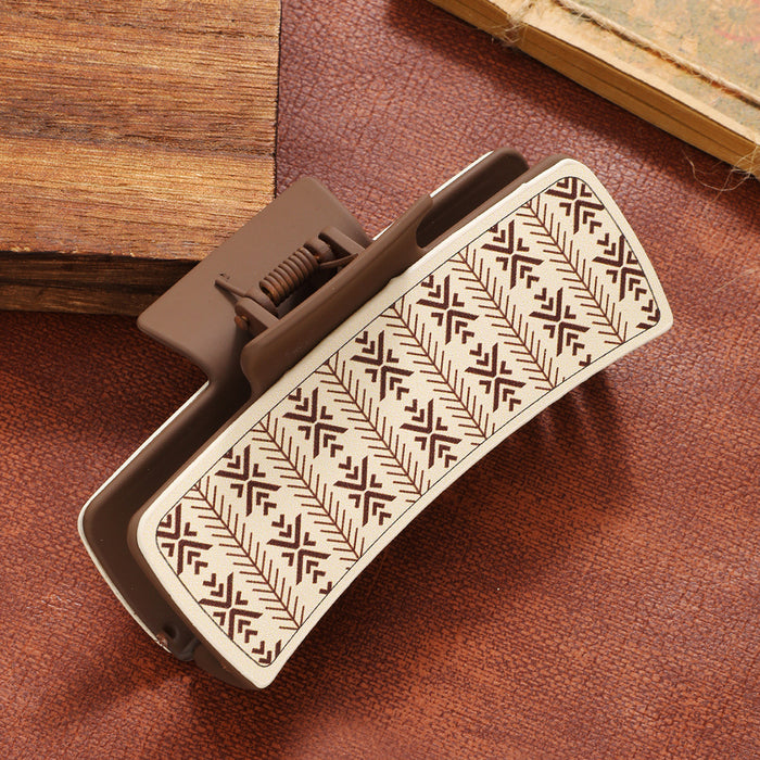 Wholesale Retro Shark Clip Hair Clip Women' s Casual Back of Head Hair Accessory