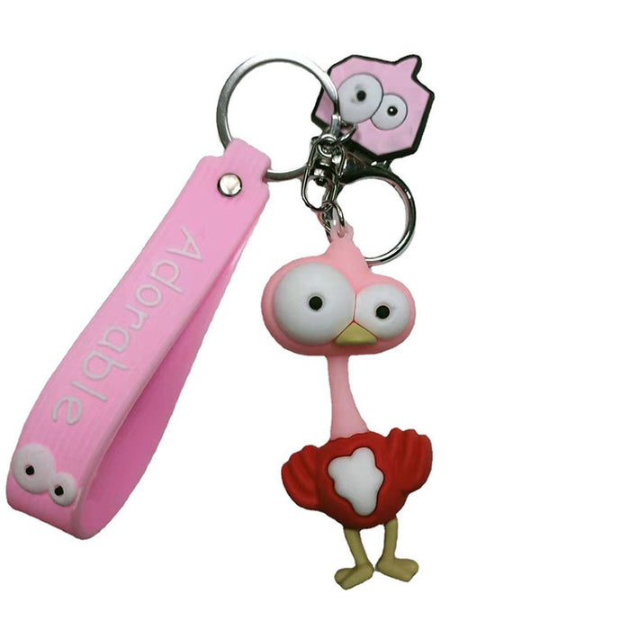 Wholesale Cute and quirky big-eyed animal keychains